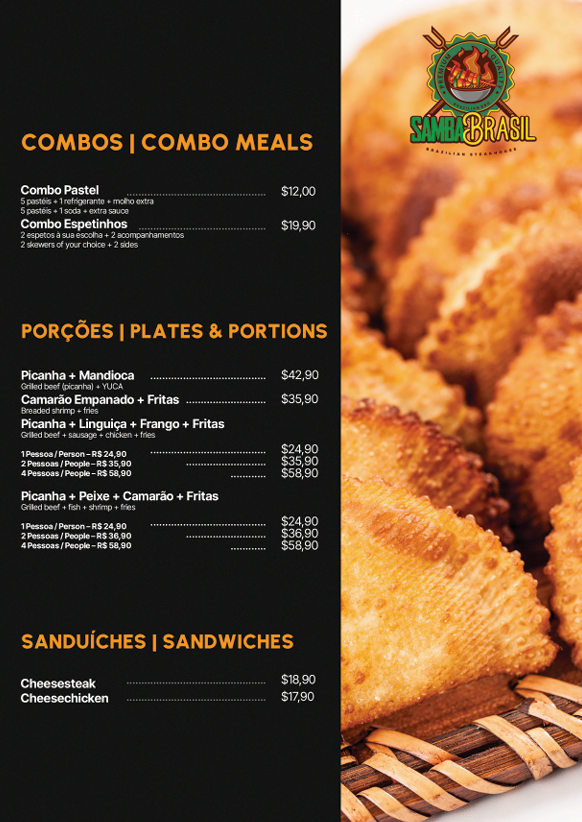 Menu Page 1
